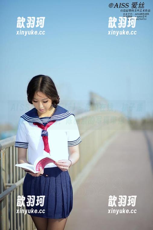 AISS爱丝(钻石版) - 形象在线，袜子质感翻车现场！陈雅漫的写真带你飞