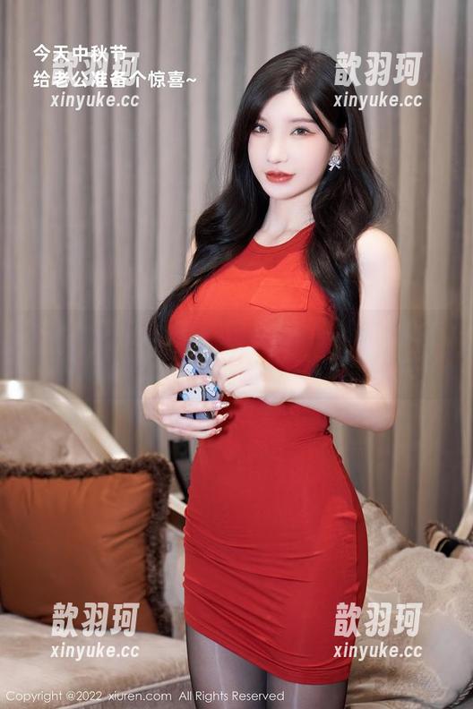 Xiuren秀人网 - 这套写真，朱可儿Flower就像圣诞树上的奇幻饰品